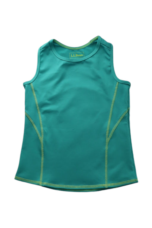 A Green Sleeveless Tops from L.L.Bean in size 5T for neutral. (Front View)