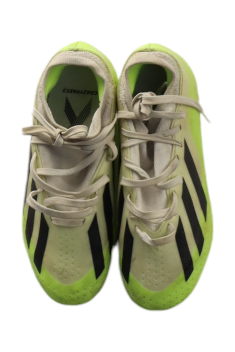 A Green Cleats/Soccer Shoes from Adidas in size 6T for neutral. (Back View)