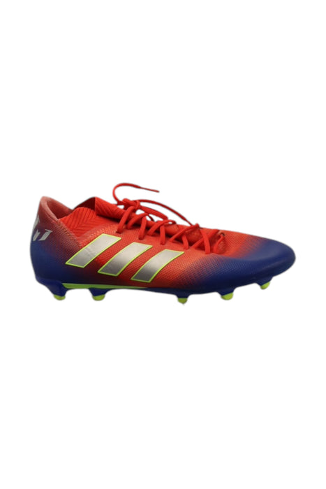 A Multicolour Cleats/Soccer Shoes from Adidas in size 14Y for neutral. (Front View)