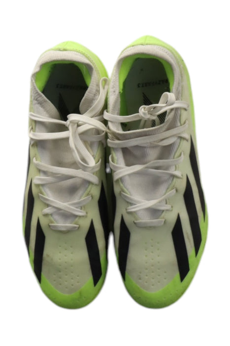 A Green Cleats/Soccer Shoes from Adidas in size 11Y for neutral. (Back View)