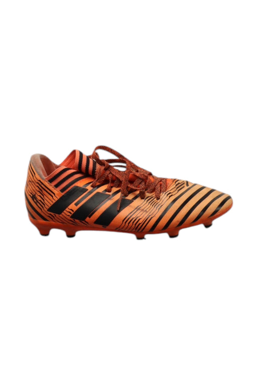 A Orange Cleats/Soccer Shoes from Adidas in size 12Y for neutral. (Front View)