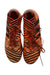 A Orange Cleats/Soccer Shoes from Adidas in size 12Y for neutral. (Back View)