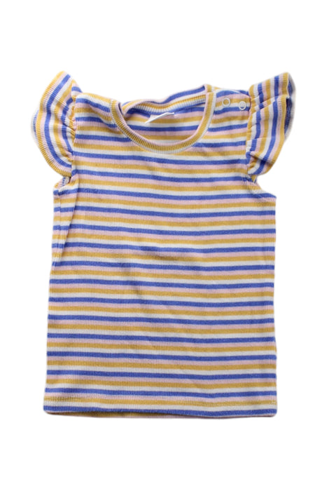 A Blue Short Sleeve Tops from Seed in size 18-24M for neutral. (Front View)