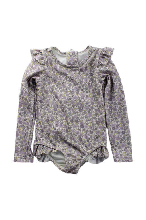 A Purple Long Sleeve Bodysuits from Jamie Kay in size 6-12M for girl. (Front View)