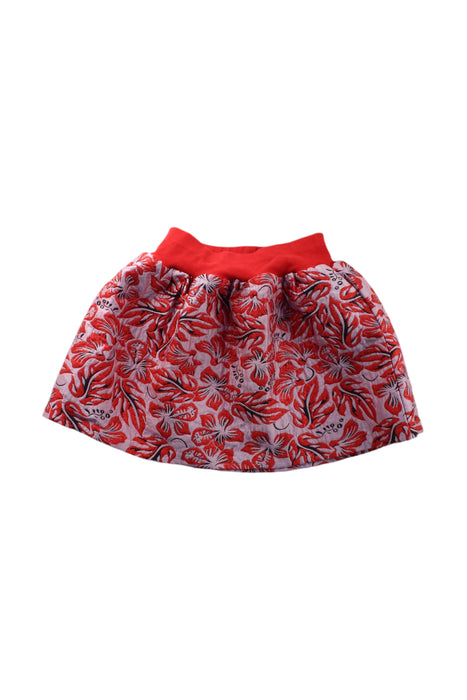 A Red Short Skirts from Momonittu in size 8Y for girl. (Front View)