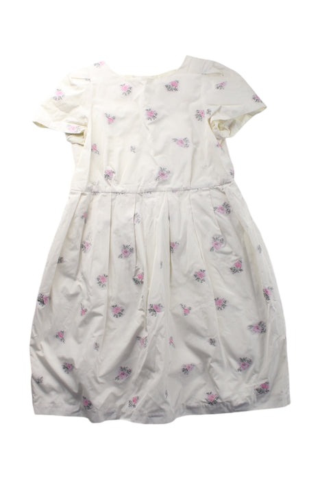 A White Short Sleeve Dresses from Bonpoint in size 10Y for girl. (Front View)