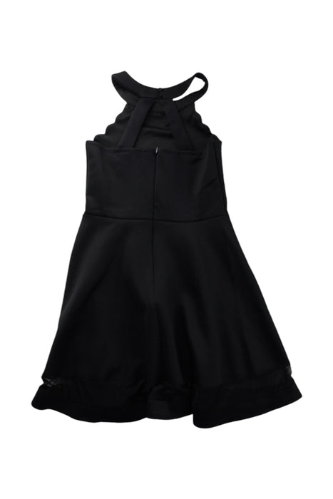 A Black Sleeveless Dresses from Lipsy London in size 9Y for girl. (Back View)