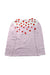 A Pink-White Long Sleeve Tops from Boden in size 9Y for girl. (Back View)