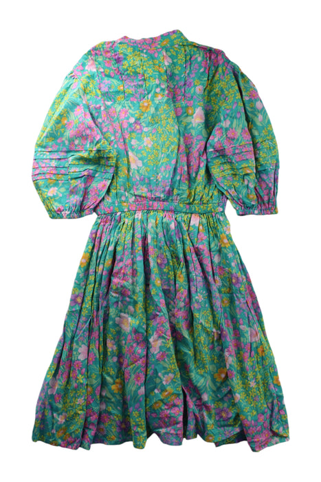 A Multicolour Long Sleeve Dresses from Coco and Ginger in size 8Y for girl. (Back View)