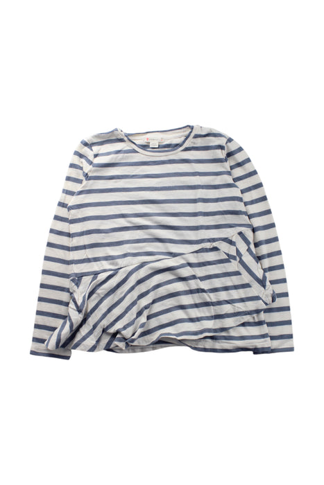 A Blue Long Sleeve Tops from Crewcuts in size 8Y for neutral. (Front View)