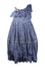 A Blue Sleeveless Dresses from Monnalisa in size 10Y for girl. (Front View)