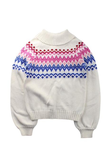 A Multicolour Knit Sweaters from Janie & Jack in size 10Y for girl. (Front View)