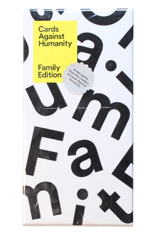 A Black Board Games & Puzzles from Cards against humanity (family edition) in size 8Y for neutral. (Front View)