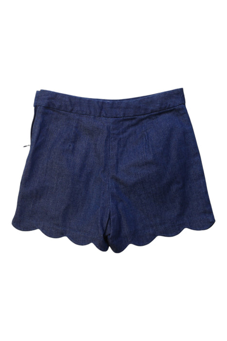 A Navy Shorts from Jacadi in size 10Y for girl. (Back View)