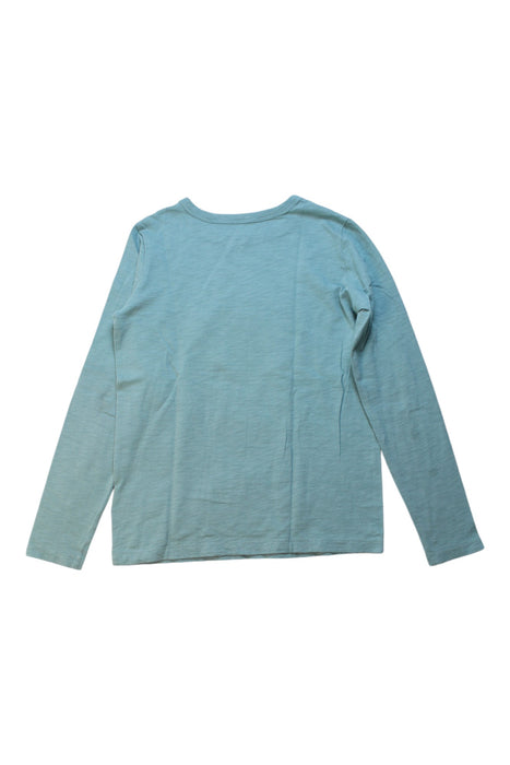 A Blue Long Sleeve Tops from Crewcuts in size 8Y for girl. (Back View)