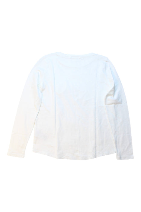 A White Long Sleeve T Shirts from Crewcuts in size 8Y for girl. (Back View)