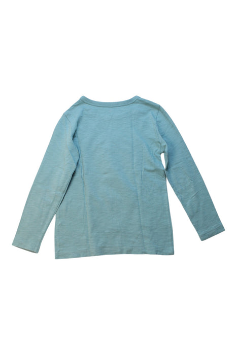 A Blue Long Sleeve T Shirts from Crewcuts in size 5T for girl. (Back View)