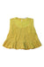 A Yellow Sleeveless Tops from Soor Ploom in size 5T for girl. (Front View)