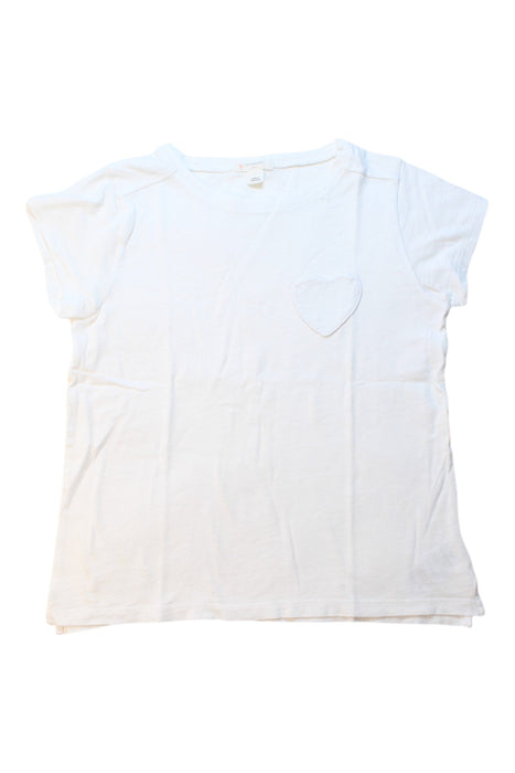 A White Short Sleeve T Shirts from Crewcuts in size 8Y for girl. (Front View)