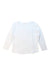 A White Long Sleeve Tops from Crewcuts in size 3T for girl. (Front View)