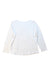 A White Long Sleeve Tops from Crewcuts in size 3T for girl. (Back View)