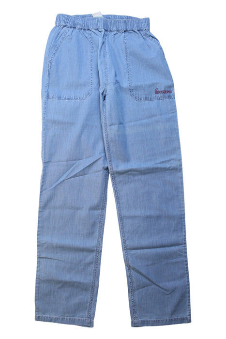 A Blue Casual Pants from Bonton in size 12Y for girl. (Front View)