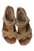 A Beige Sandals from PePe in size 7Y for girl. (Back View)