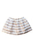 A Beige Short Skirts from Seed in size 4T for girl. (Front View)