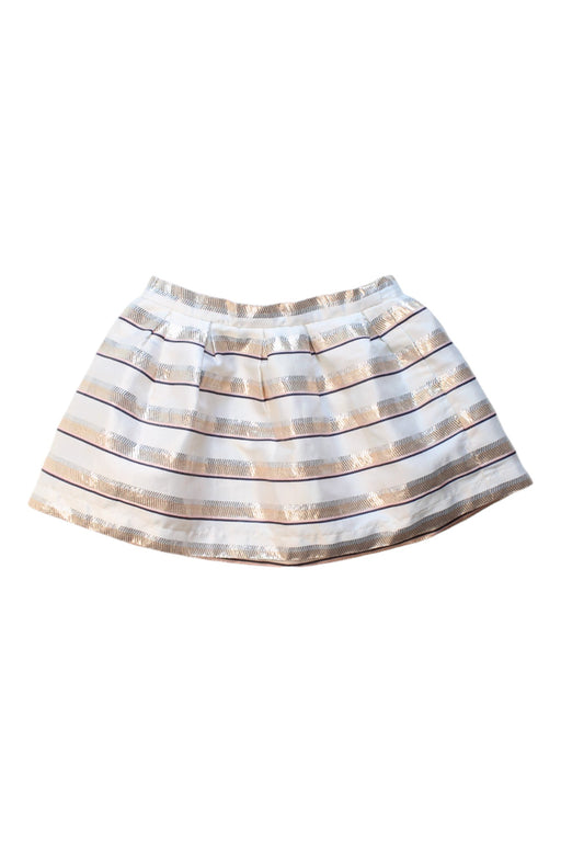 A Beige Short Skirts from Seed in size 4T for girl. (Front View)