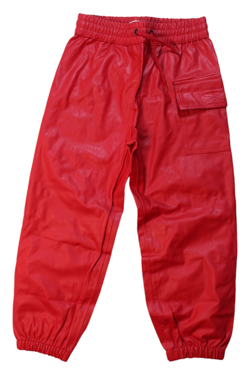 A Red Casual Pants from Hatley in size 4T for girl. (Front View)