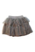 A Taupe Tulle Skirts from Gingersnaps in size 2T for girl. (Back View)