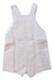 A Beige Overall Shorts from Jacadi in size 6-12M for girl. (Back View)