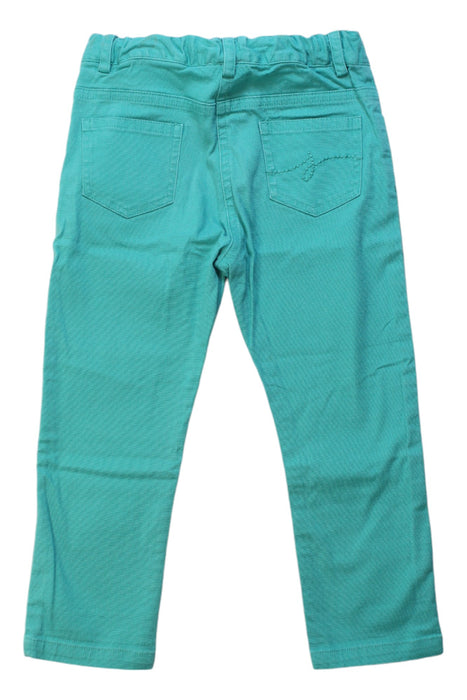 A Green Casual Pants from Jacadi in size 3T for girl. (Back View)