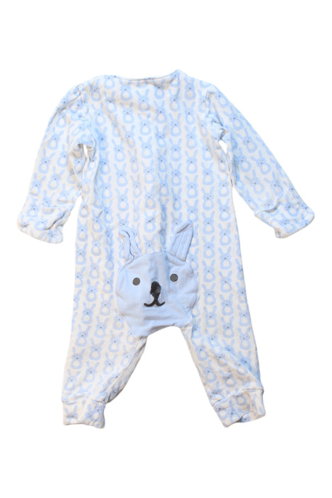 A Blue Onesies from Seed in size 3-6M for neutral. (Back View)