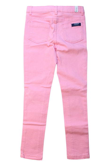 A Pink Jeans from Jacadi in size 5T for girl. (Back View)