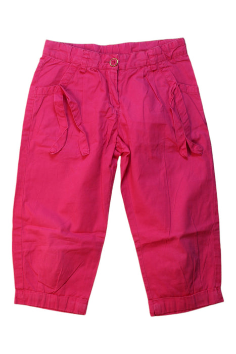 A Pink Casual Pants from Jacadi in size 5T for girl. (Front View)