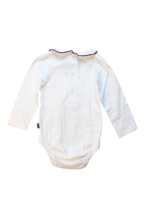 A White Long Sleeve Bodysuits from Jojo Maman Bébé in size 6-12M for neutral. (Back View)