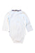 A White Long Sleeve Bodysuits from Jacadi in size 6-12M for girl. (Back View)