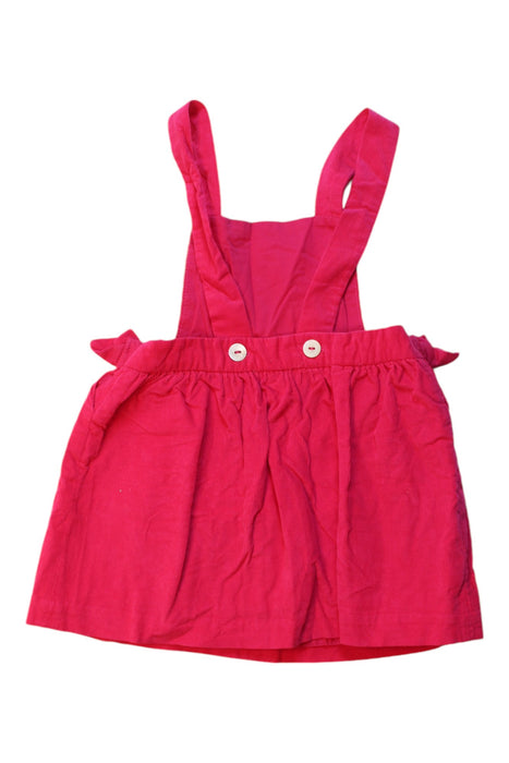 A Pink Overall Dresses from Jacadi in size 2T for girl. (Back View)