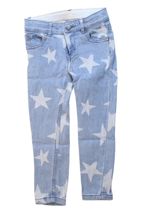 A Blue Jeans from Stella McCartney in size 4T for girl. (Front View)