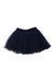 A Navy Tulle Skirts from Jacadi in size 4T for girl. (Back View)