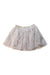 A Silver Tulle Skirts from Velveteen in size 5T for girl. (Front View)