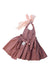 A Pink Sleeveless Dresses from MarlMarl in size 12-18M for girl. (Back View)