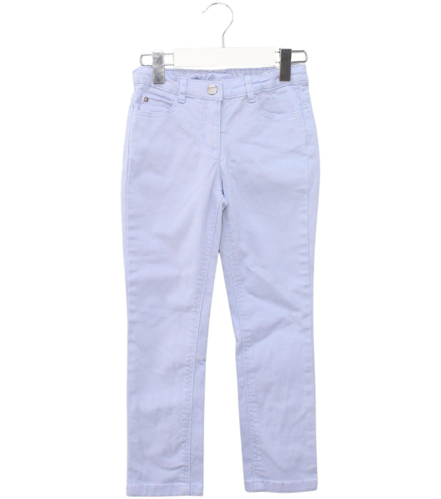 A Blue Casual Pants from Jacadi in size 5T for girl. (Front View)