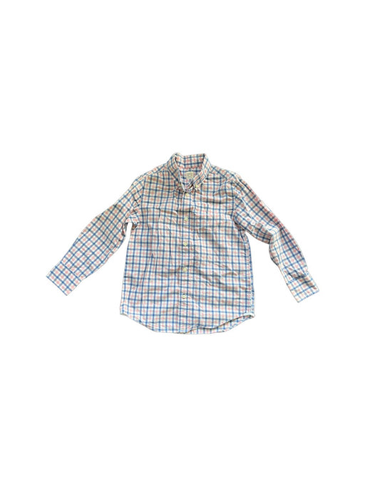 A Blue Long Sleeve Shirts from Crewcuts in size 6T for boy. (Front View)