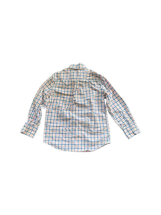 A Blue Long Sleeve Shirts from Crewcuts in size 6T for boy. (Back View)
