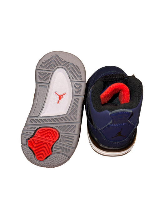 A Blue Sneakers from Air Jordan in size 6-12M for boy. (Back View)