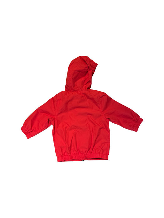 A Red Lightweight Jackets from Boss in size 6-12M for boy. (Back View)