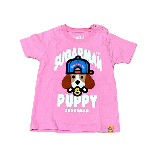 A Pink Short Sleeve T Shirts from Sugarman in size 18-24M for girl. (Front View)