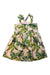 A Green Sleeveless Dresses from Janie & Jack in size 3T for girl. (Back View)